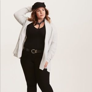 Torrid Cable Knit Cardigan